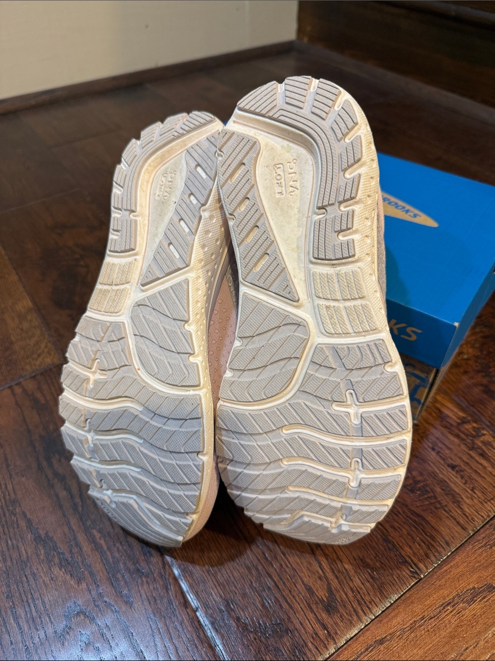 Brooks Women's Running Shoes - Pale Pink and White - Picture 5 of 9